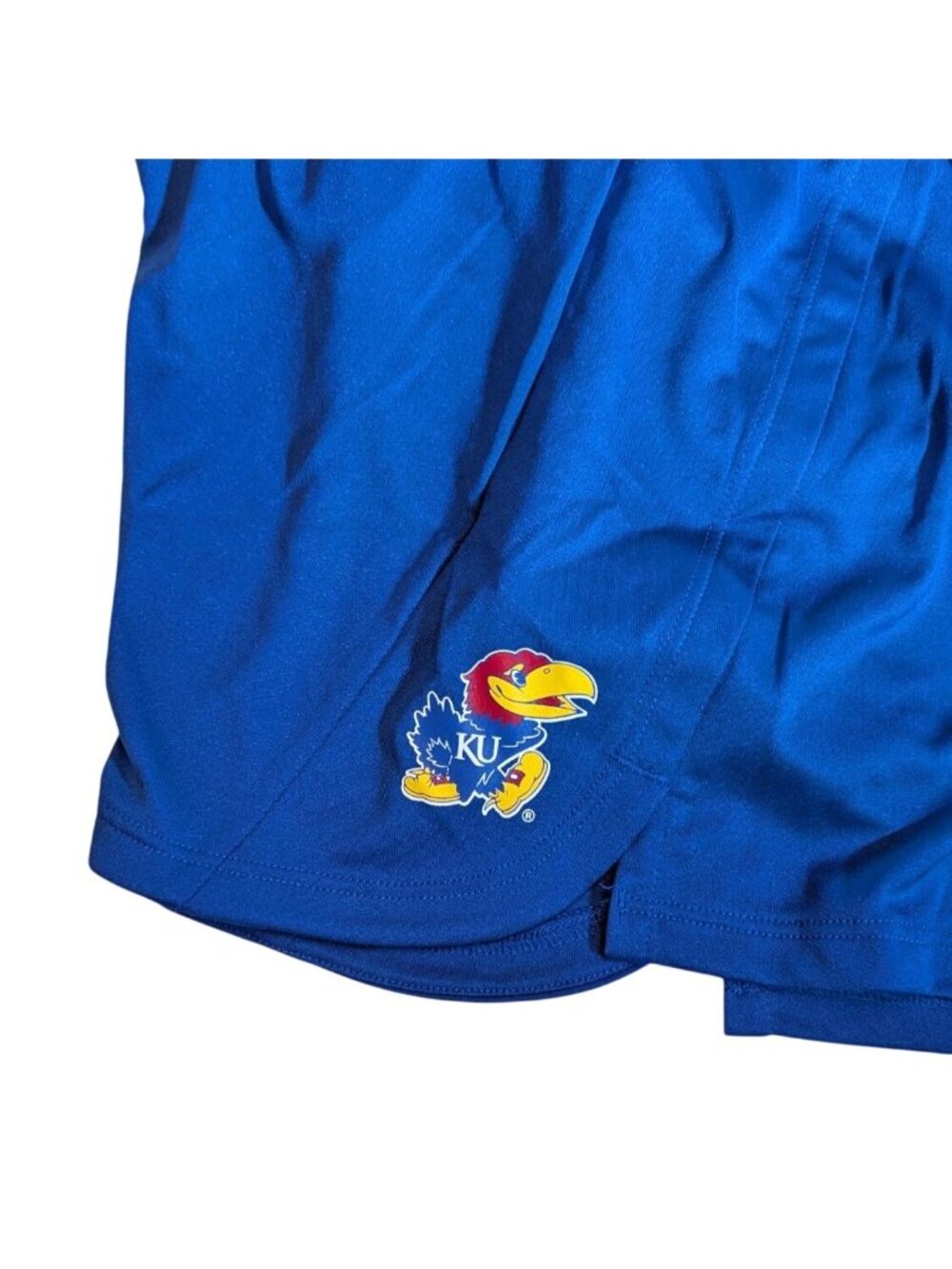 adidas Women's D4T Shorts University of Kansas Jayhawks Training Running Wicking - Picture 4 of 14